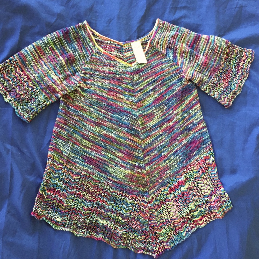 🌈Colorful Faded Glory Knit Top🌈